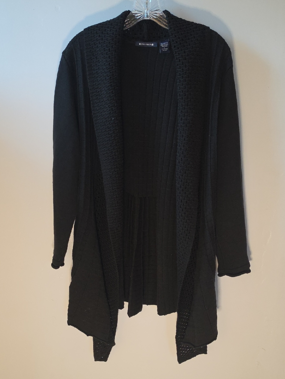 Architect Black Open-Front Women's Cardigan